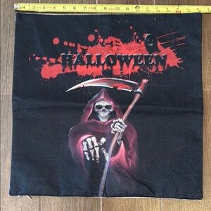 Halloween Grim Reaper Pillow Cover. BRAND NEW!